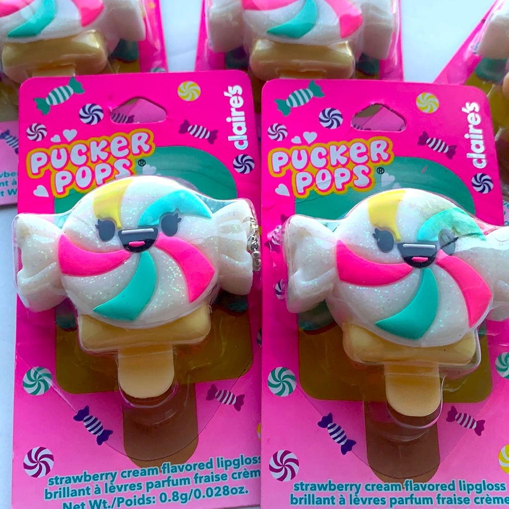 Claire’s Pucker Pops- Glitter Candy